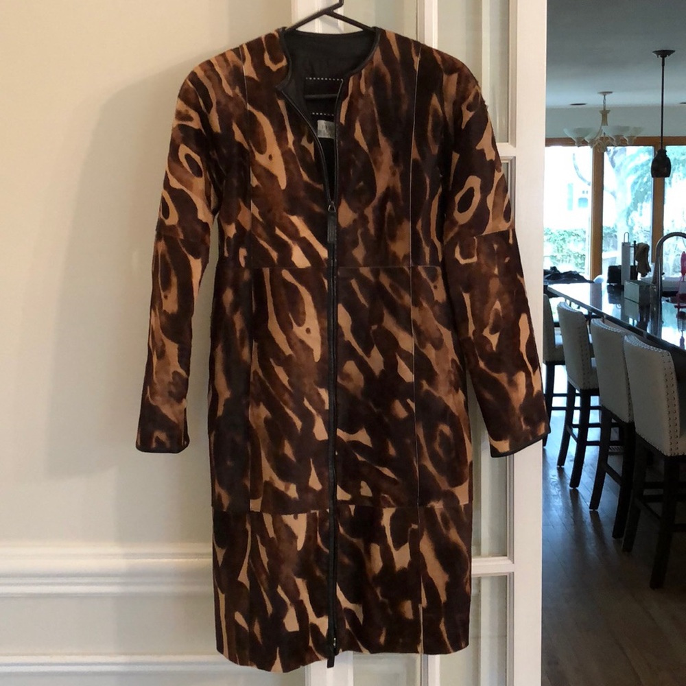 BRAND NEW WITH TAGS Longchamp calf skin coat